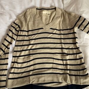 Rag&Bone navy striped sweater wool cashmere blend size XS